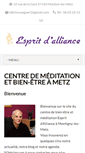 Mobile Screenshot of espritdalliance.fr